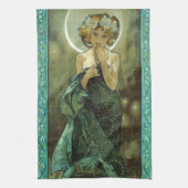 Alphonse Mucha Clair de Lune Kitchen Towel Theedoek (Verticaal)