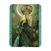 Alphonse Mucha Clair De Lune Magnet Magneet (Verticaal)
