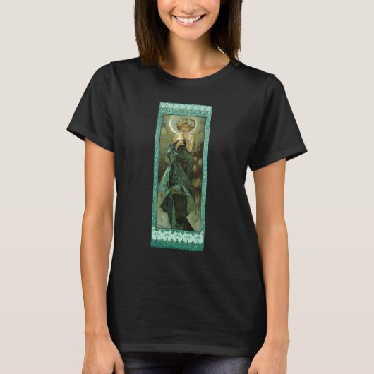 Alphonse Mucha Clair De Lune T-shirt (Voorkant)