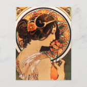 Alphonse Mucha Cow Slip Briefkaart (Voorkant)