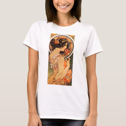 Alphonse Mucha Cow Slip T-shirt (Voorkant)