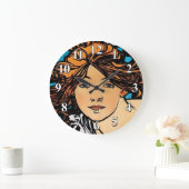 Alphonse Mucha - Cycla Perfecta Retro Art Nouveau Grote Klok (Huis)