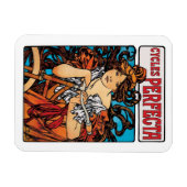 Alphonse Mucha - Cycla Perfecta Retro Art Nouveau Magneet (Horizontaal)