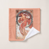 Alphonse Mucha Dance 1898 Art Bad Handdoek (Wasdoekje)
