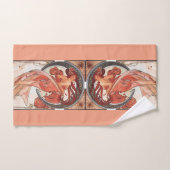 Alphonse Mucha Dance 1898 Art Bad Handdoek (Handdoek)