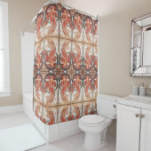 Alphonse Mucha Dance 1898 Art  Douchegordijn (In situ)