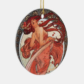 Alphonse Mucha Dance 1898 Art  Keramisch Ornament (Rechts)