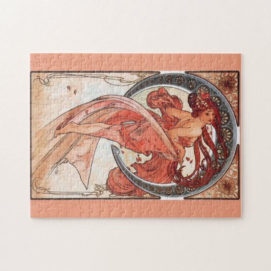 Alphonse Mucha Dance 1898 Art  Legpuzzel (Horizontaal)