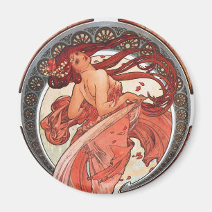 Alphonse Mucha Dance 1898 Art  Magneet