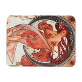 Alphonse Mucha Dance 1898 Art  Magneet (Horizontaal)