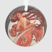 Alphonse Mucha Dance 1898 Art Ornament (achterkant)