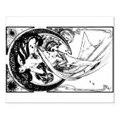 Alphonse Mucha Dance 1898 Art  Rubberstempel (Afrduk)