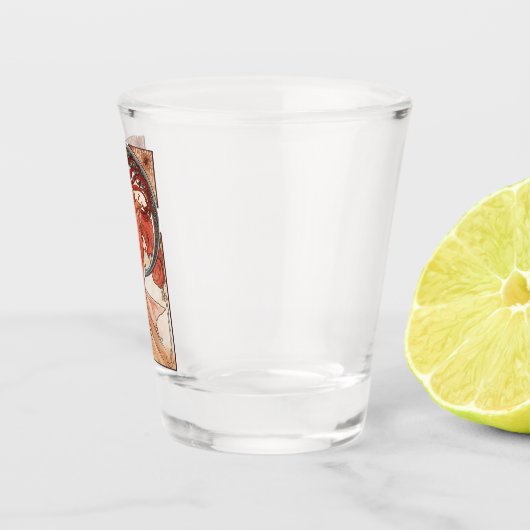 Alphonse Mucha Dance 1898 Art  Shot Glas (Rechts)