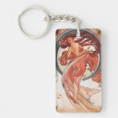 Alphonse Mucha Dance 1898 Art  Sleutelhanger (Voorkant)