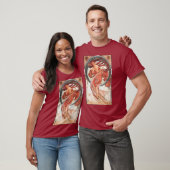 Alphonse Mucha Dance 1898 Art  T-shirt (Unisex)