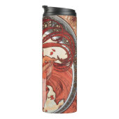 Alphonse Mucha Dance 1898 Art Thermosbeker (Geroteerd rechts)