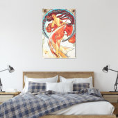 Alphonse Mucha Dance  Art Nouveau Painting Canvas Afdruk (Insitu (Slaapkamer))
