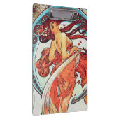 Alphonse Mucha Dance  Art Nouveau Painting Klembord (Rechts)