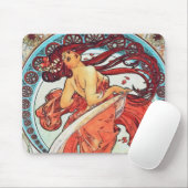 Alphonse Mucha Dance Art Nouveau Painting Muismat (Met muis)