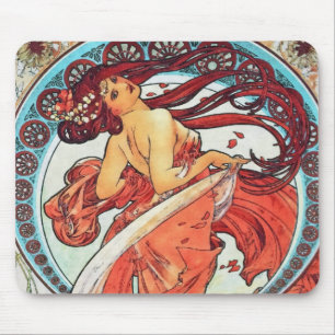 Alphonse Mucha Dance  Art Nouveau Painting Muismat