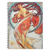 Alphonse Mucha Dance  Art Nouveau Painting Notitieboek (Voorkant)