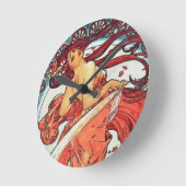 Alphonse Mucha Dance  Art Nouveau Painting Ronde Klok (Hoek)