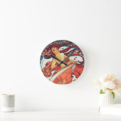 Alphonse Mucha Dance  Art Nouveau Painting Ronde Klok (Huis)