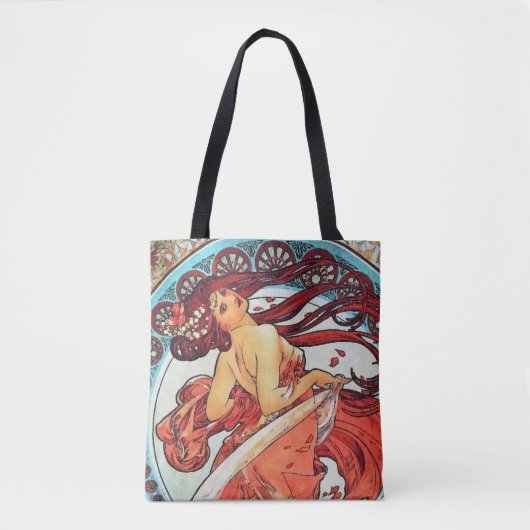 Alphonse Mucha Dance Art Nouveau Painting Tote Bag (Voorkant)
