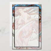 Alphonse Mucha Dance Briefpapier (Voorkant / Achterkant)