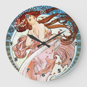 Alphonse Mucha Dance Grote Klok