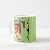 Alphonse Mucha - Dance Koffiemok (Voorkant links)