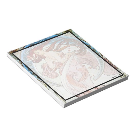 Alphonse Mucha Dance Notitieblok (Schuin)