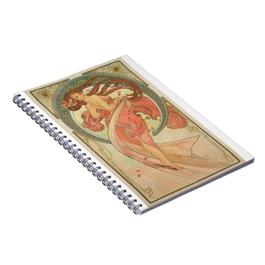 Alphonse Mucha - Dance Notitieboek (Rechterzijde)