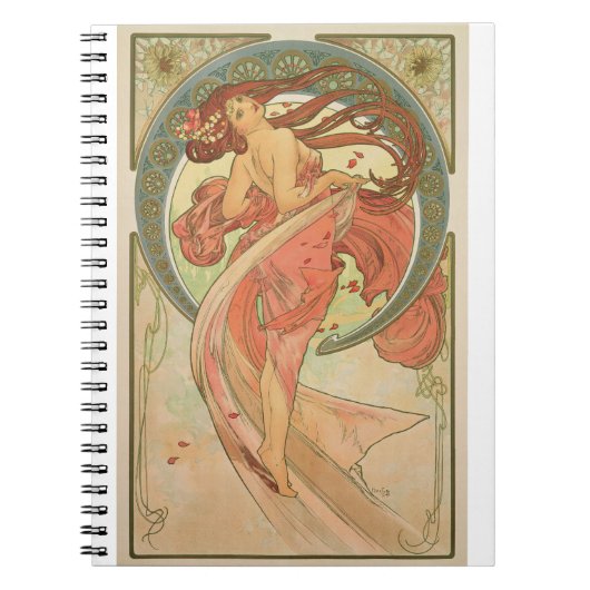 Alphonse Mucha - Dance Notitieboek (Voorkant)