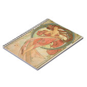 Alphonse Mucha - Dance Notitieboek (Linkerzijde)