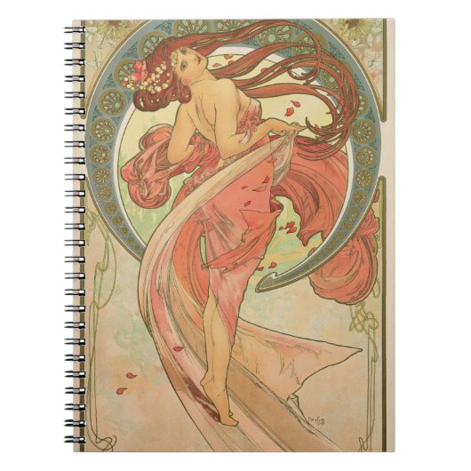 Alphonse Mucha - Dance Notitieboek (Voorkant)