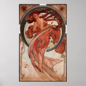 Alphonse Mucha, Dance. Poster (Voorkant)
