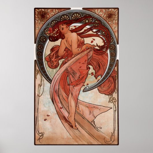 Alphonse Mucha, Dance. Poster (Voorkant)