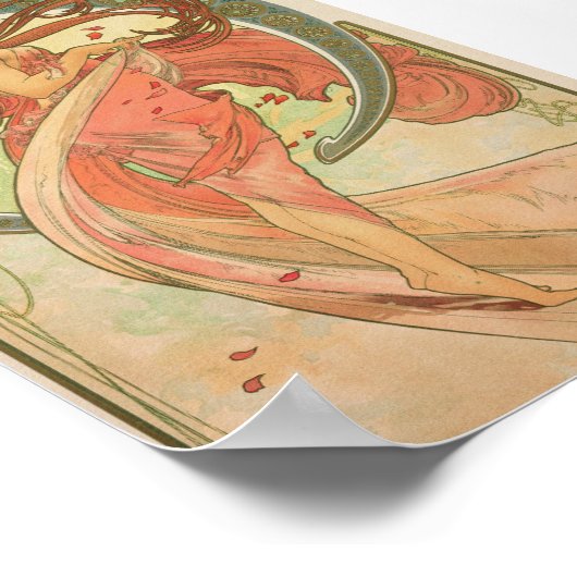 Alphonse Mucha - Dance Poster (Hoek)