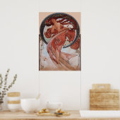 Alphonse Mucha - Dance Poster (Keuken)