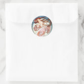 Alphonse Mucha Dance Ronde Sticker (Tas)