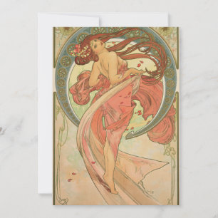 Alphonse Mucha - Dans Feestdagenkaart