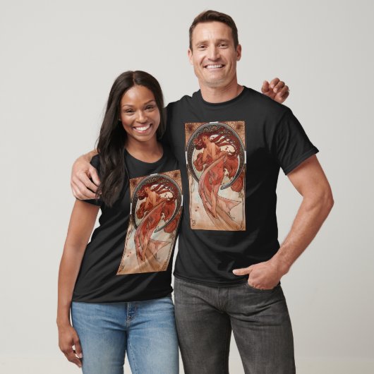 Alphonse Mucha. Dans. T-shirt (Unisex)