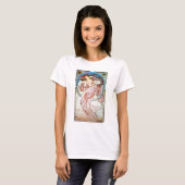Alphonse Mucha Dans T-shirt (Voorkant volledig)