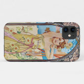 Alphonse Mucha Daybreak iPhone 5 Hoesje (Achterkant (horizontaal))