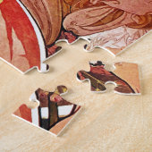 Alphonse Mucha Daydream Floral  Art Nouveau Legpuzzel (Zijkant)