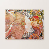 Alphonse Mucha Daydream Floral  Art Nouveau Legpuzzel (Horizontaal)
