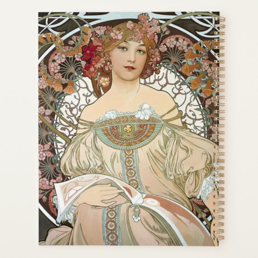 Alphonse Mucha Daydream Planner (Achterkant)