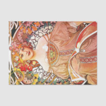 Alphonse Mucha Daydroom Floral  Art Nouveau