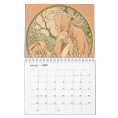 Alphonse Mucha De 12 Maanden Vintage Art Nouveau Kalender (Jan 2027)